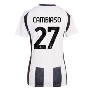 Juventus Andrea Cambiaso #27 Domaci Dres za Ženska 2024-25 Kratak Rukavima